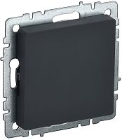 Заглушка без рамки IEK Brite МЗ10-БрГ графит картинка